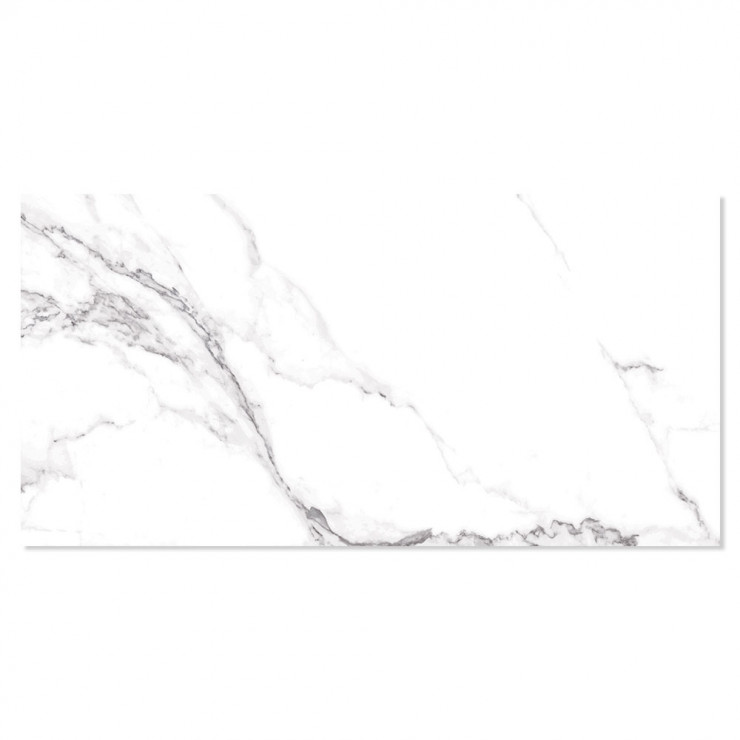 Marmor Klinker Statuarietto Vit Blank 60x120 cm-1